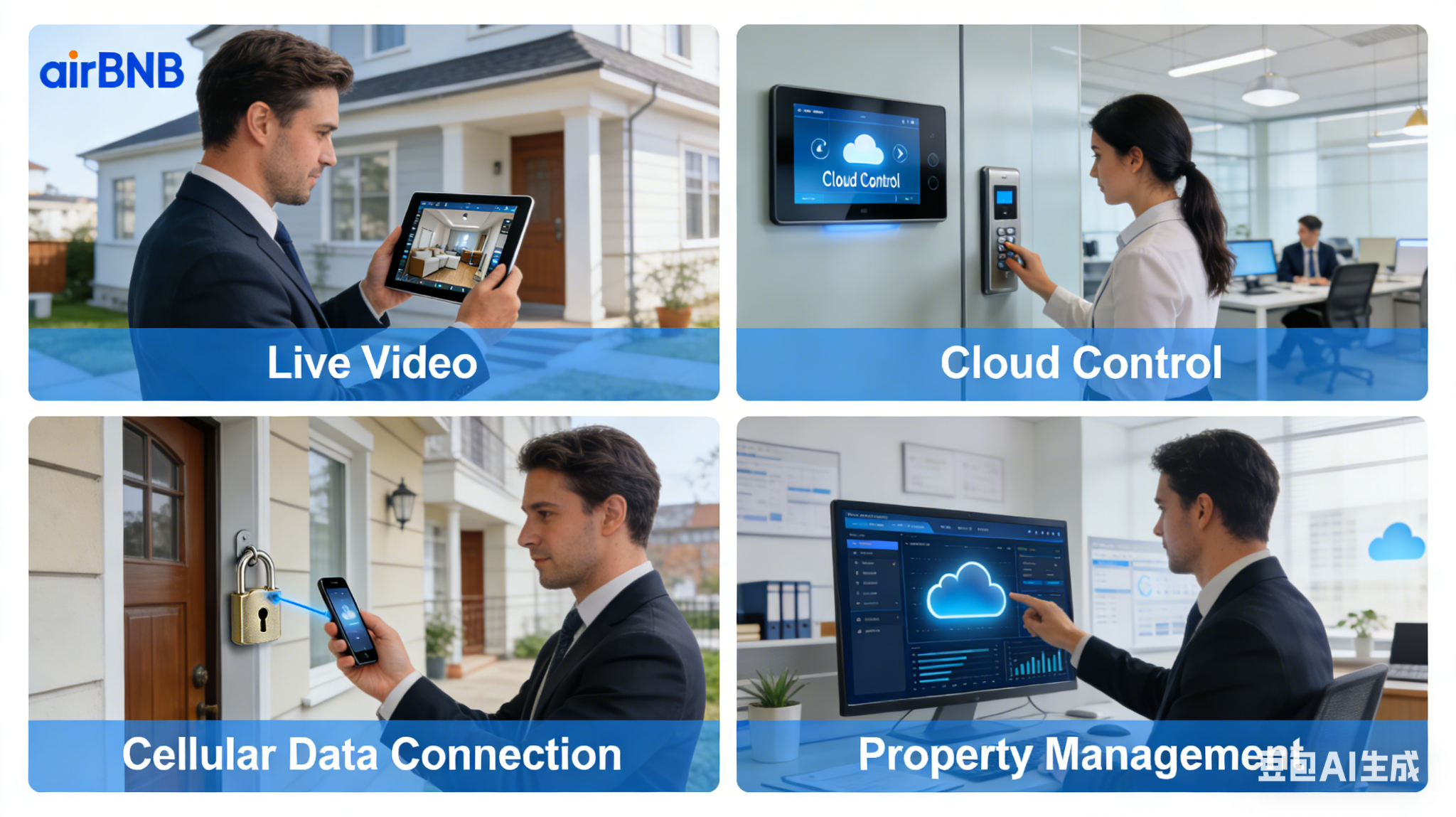 Property solutions collage for Secure Lox